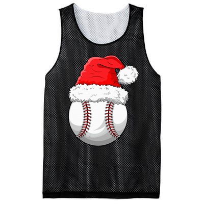 Christmas Baseball Ball Santa Hat Funny Sport Xmas Mesh Reversible Basketball Jersey Tank