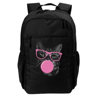 Cat Blowing Bubble Gum Backpack