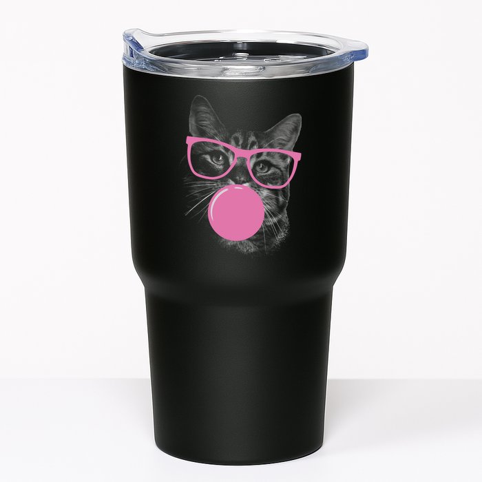 Cat Blowing Bubble Gum Tumbler