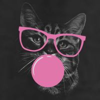 Cat Blowing Bubble Gum Tumbler