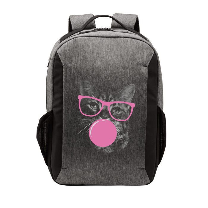 Cat Blowing Bubble Gum Vector Backpack