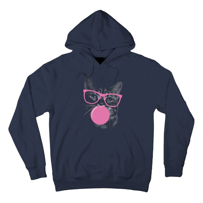 Cat Blowing Bubble Gum Hoodie