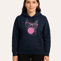 Cat Blowing Bubble Gum Hoodie