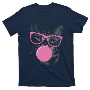 Cat Blowing Bubble Gum T-Shirt