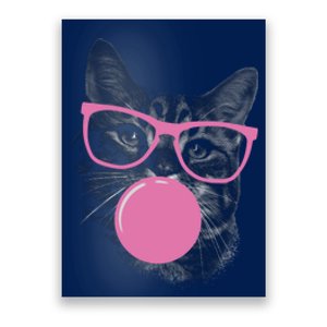 Cat Blowing Bubble Gum Poster