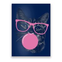 Cat Blowing Bubble Gum Poster