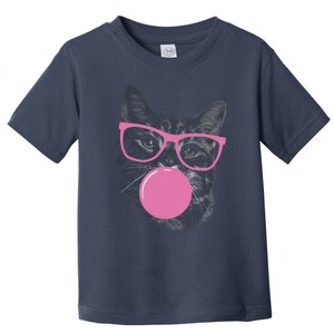 Cat Blowing Bubble Gum Toddler T-Shirt