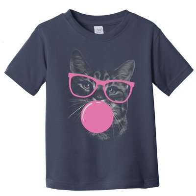 Cat Blowing Bubble Gum Toddler T-Shirt