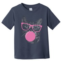 Cat Blowing Bubble Gum Toddler T-Shirt