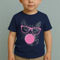 Cat Blowing Bubble Gum Toddler T-Shirt