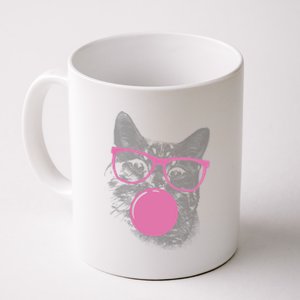 Cat Blowing Bubble Gum Coffee Mug