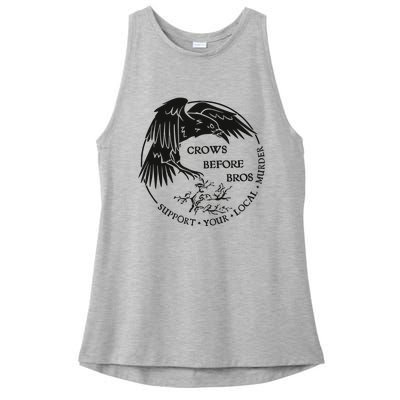 Crows Before Bros Support Your Local Murrder Ladies PosiCharge Tri-Blend Wicking Tank