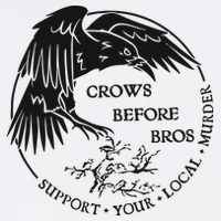 Crows Before Bros Support Your Local Murrder Full-Length Apron With Pockets