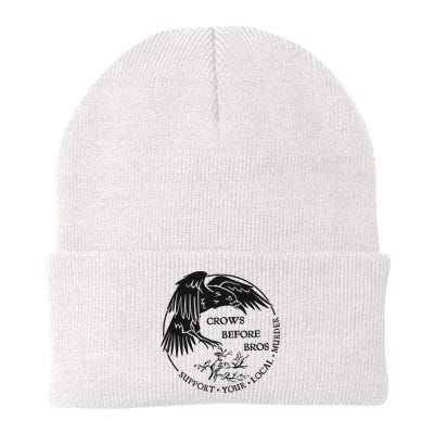 Crows Before Bros Support Your Local Murrder Knit Cap Winter Beanie