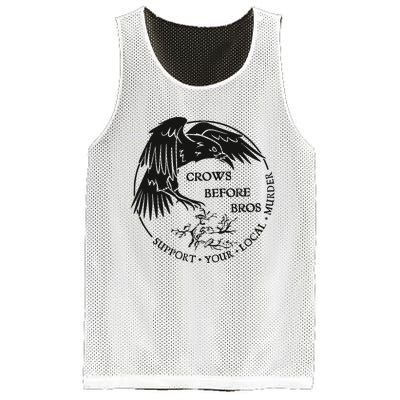 Crows Before Bros Support Your Local Murrder Mesh Reversible Basketball Jersey Tank