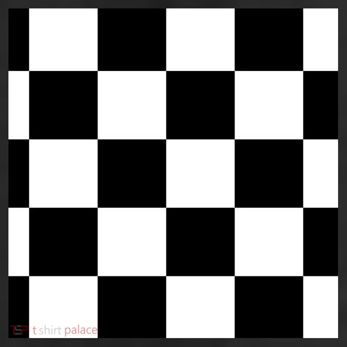 Chess Board Black And White Checkered 11oz C Handle Ceramic Mug