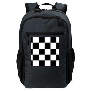 Chess Board Black And White Checkered Daily Commute Backpack