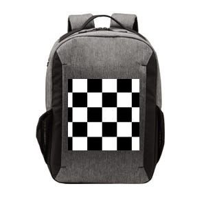 Chess Board Black And White Checkered Vector Backpack