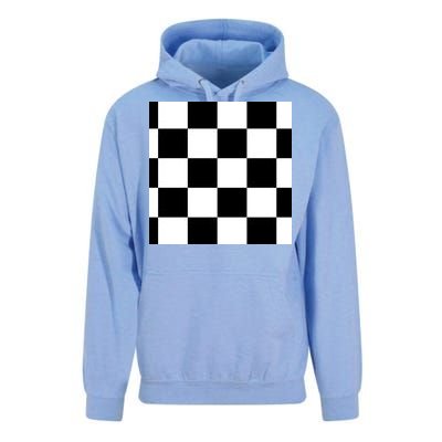 Chess Board Black And White Checkered Unisex Surf Hoodie