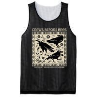 Crows Before Bros Support Your Local Murder Funny Halloween Mesh Reversible Basketball Jersey Tank