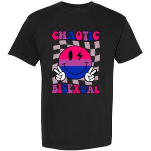 Chaotic Bisexual Bi Lgbt Bisexual Pride Garment-Dyed Heavyweight T-Shirt