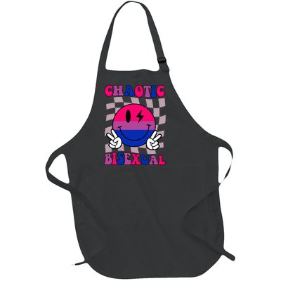 Chaotic Bisexual Bi Lgbt Bisexual Pride Full-Length Apron With Pockets