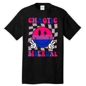 Chaotic Bisexual Bi Lgbt Bisexual Pride Tall T-Shirt