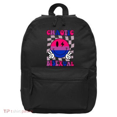 Chaotic Bisexual Bi Lgbt Bisexual Pride 16 in Basic Backpack