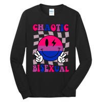 Chaotic Bisexual Bi Lgbt Bisexual Pride Tall Long Sleeve T-Shirt