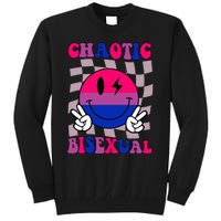 Chaotic Bisexual Bi Lgbt Bisexual Pride Tall Sweatshirt