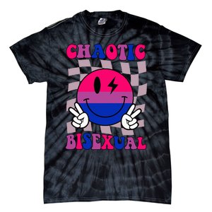 Chaotic Bisexual Bi Lgbt Bisexual Pride Tie-Dye T-Shirt