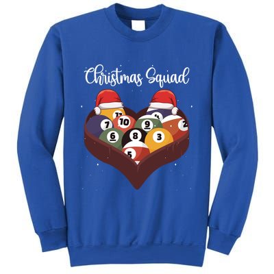 Christmas Billiard Ball Pool Player Christmas Billiards Gift Sweatshirt