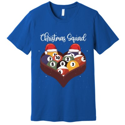 Christmas Billiard Ball Pool Player Christmas Billiards Gift Premium T-Shirt