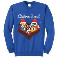 Christmas Billiard Ball Pool Player Christmas Billiards Gift Tall Sweatshirt