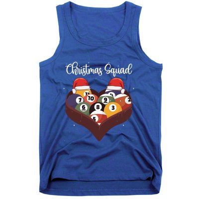 Christmas Billiard Ball Pool Player Christmas Billiards Gift Tank Top