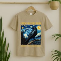Crows Before Bros Support Your Local Murder Raven T-Shirt