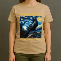 Crows Before Bros Support Your Local Murder Raven T-Shirt