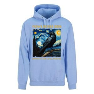 Crows Before Bros Support Your Local Murder Raven Unisex Surf Hoodie