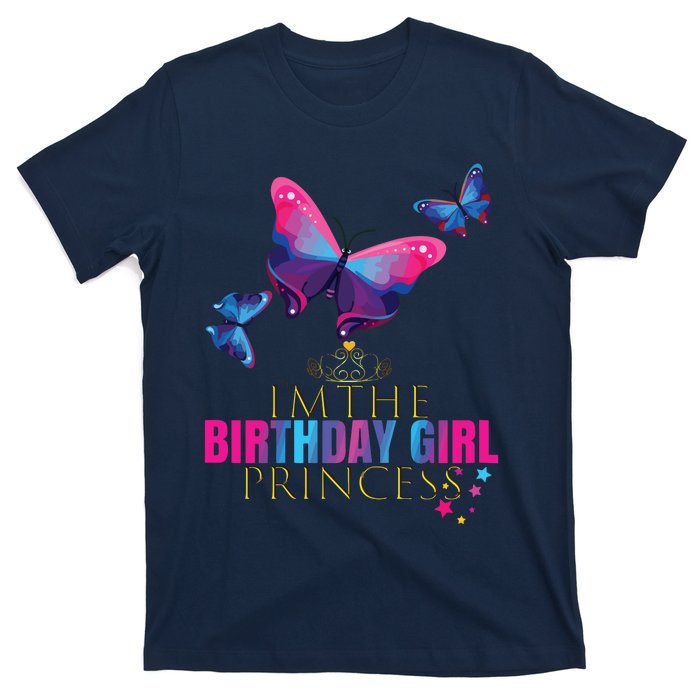 CUTE BUTTERFLY Birthday Princess Shirts Party Outfit T-Shirt