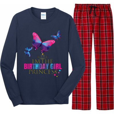 CUTE BUTTERFLY Birthday Princess Shirts Party Outfit Long Sleeve Pajama Set