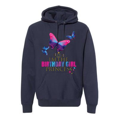 CUTE BUTTERFLY Birthday Princess Shirts Party Outfit Premium Hoodie