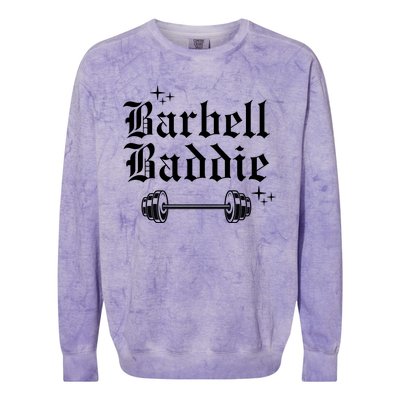 Cool Barbel Baddie Colorblast Crewneck Sweatshirt