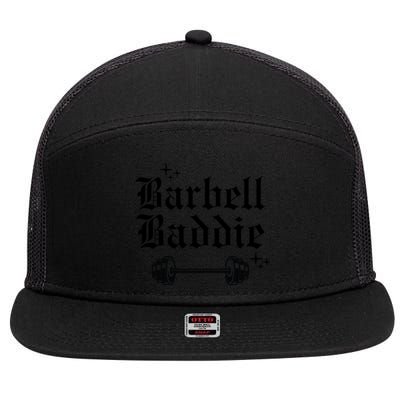 Cool Barbel Baddie 7 Panel Mesh Trucker Snapback Hat