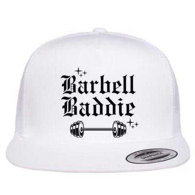 Cool Barbel Baddie Flat Bill Trucker Hat