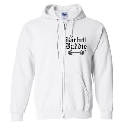 Cool Barbel Baddie Full Zip Hoodie