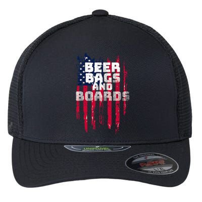 Cornhole Beer Bags And Boards Flexfit Unipanel Trucker Cap