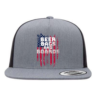 Cornhole Beer Bags And Boards Flat Bill Trucker Hat