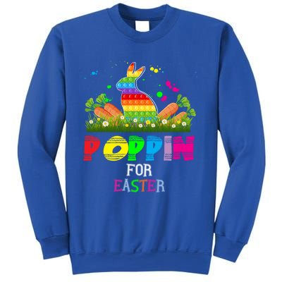 Cute Bunny Bubble Pop Easter Bunny Poppin For Easter Gift Sweatshirt