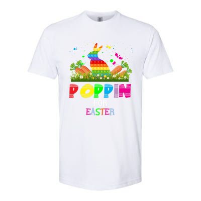 Cute Bunny Bubble Pop Easter Bunny Poppin For Easter Gift Softstyle CVC T-Shirt