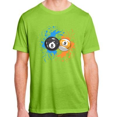 Cool Billiard Balls For 8 Ball And 9ball Player Cool Gift Adult ChromaSoft Performance T-Shirt